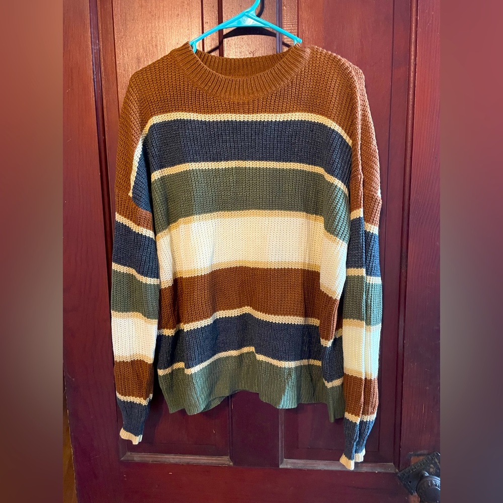 SHEIN striped sweater. Size large.